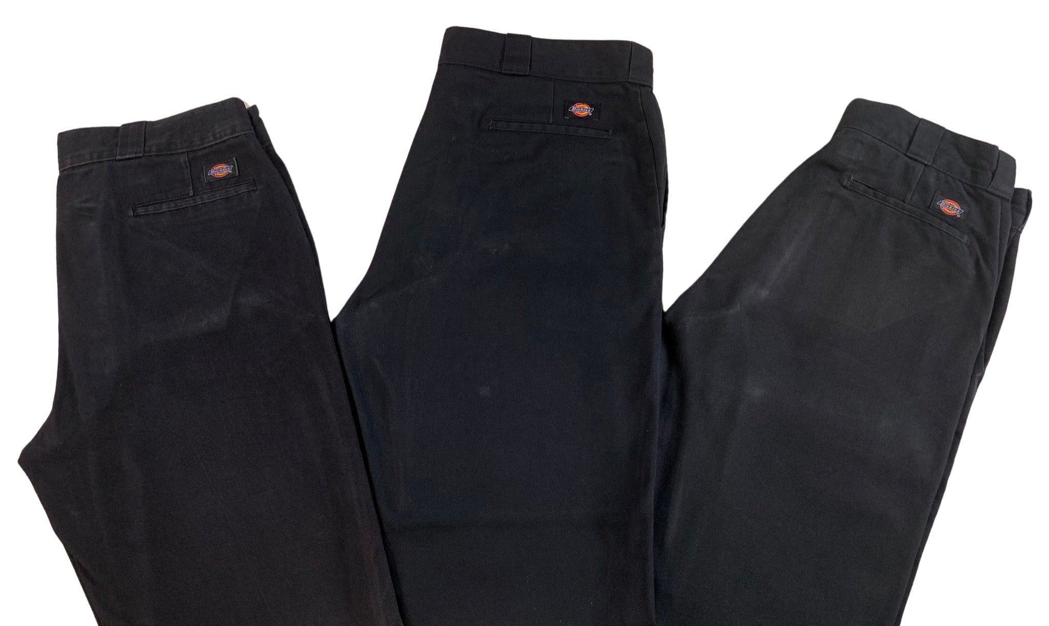 1x Vintage DICKIES Black Straight Leg Trousers - Waist 34 - Length 30 - Vintage Superstore Online