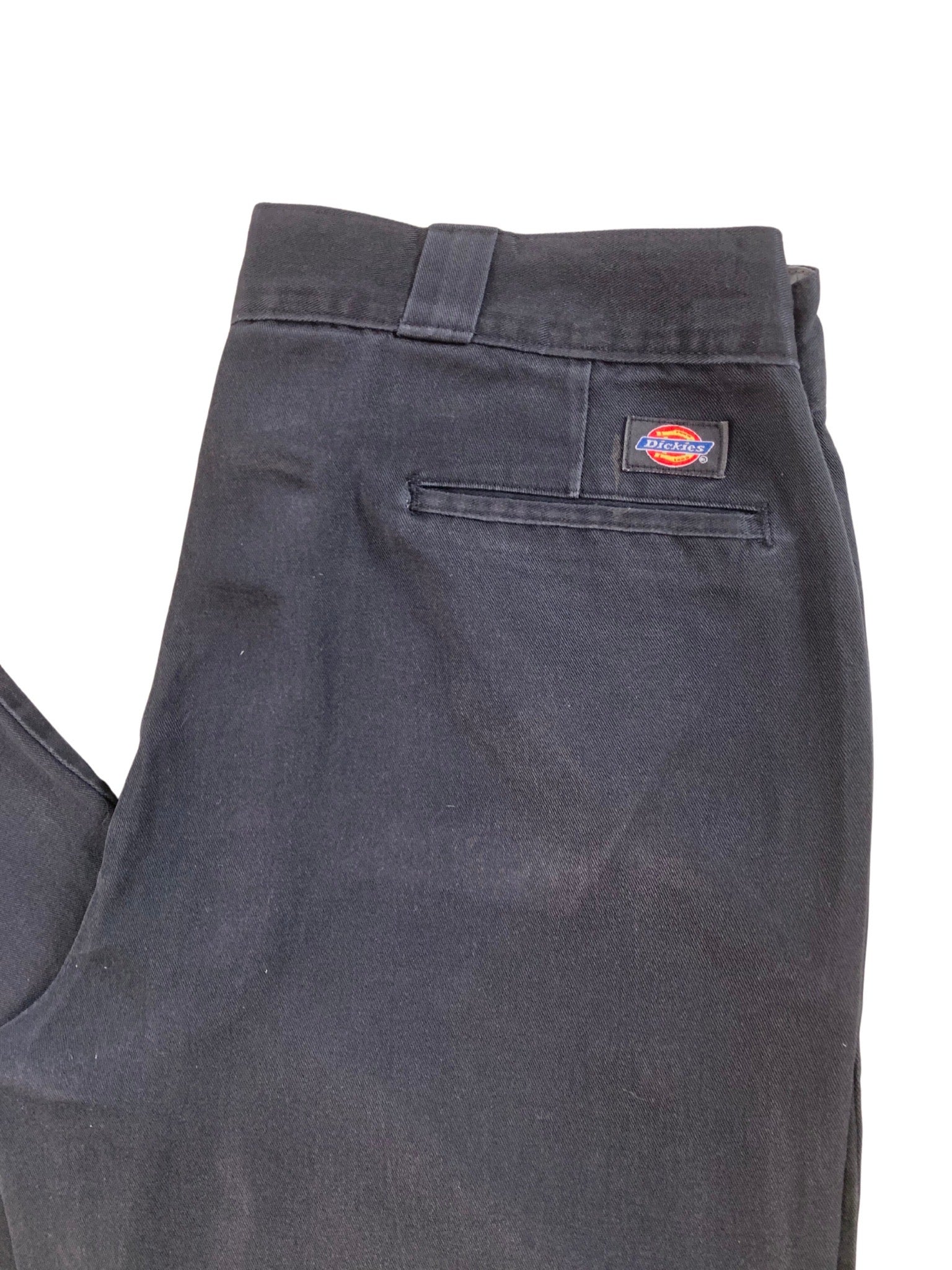 1x Vintage DICKIES Black Straight Leg Trousers - Waist 36 - Length 32 - Vintage Superstore Online