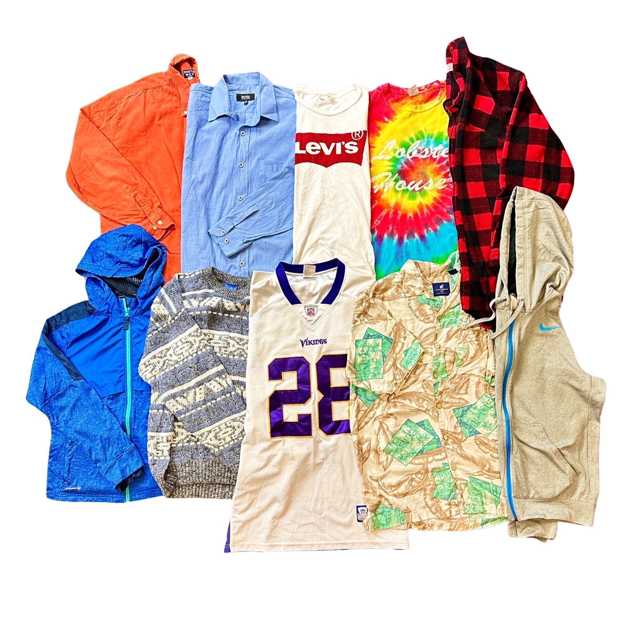 7 Piece Unisex Mystery Thrift Box - Size XXL - Vintage Superstore Online